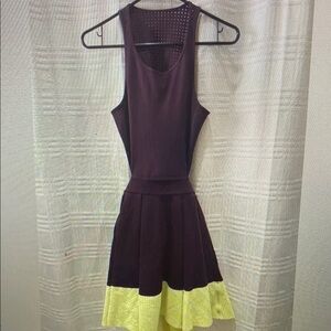 Lululemon Away Dress purple and green
